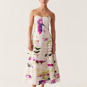 Aje floral dress